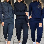 Women Street Shot Casual Two-Piece  Tracksuit