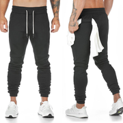 Fitness Wolf Men's Quick Dry Breathable Stretch Sweatpants Moisture Wicking Wear-Resistant Eye-Catching Brother Pants