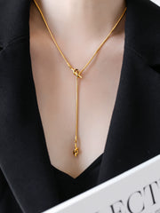 Non-Fading Pull-out Women's Sweater Chain Minimalist Elegant Bends and Hitches