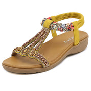 Women  Summer New Versatile  Trendy Elastic Band Lightweight and Comfortable Sandals