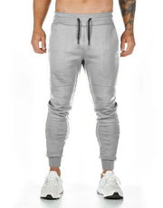 Spring and Autumn Cotton Sports Pants Slim Fit Men Jogger Pants Fitness Pants Muscle Boy Pure Color Stretch Running Pants