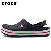 Summer New Crocs Unisex Sports Sandals Beach Shoes Slippers Fashionable Short Eye Catching Design for Men and Women