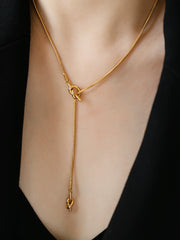 Non-Fading Pull-out Women's Sweater Chain Minimalist Elegant Bends and Hitches