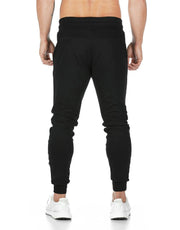 Muscle Boy Spring & Fall Thin Fitness Pants Men's Running Exercise Training Pants Stretch Silm Tapered Ankle-Tied Pants