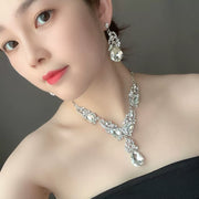 Fashion Rhinestone Sapphire Women's Dress Banquet Jewelry