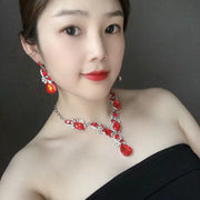 Fashion Rhinestone Sapphire Women's Dress Banquet Jewelry