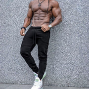 Spring and Autumn Cotton Sports Pants Slim Fit Men Jogger Pants Fitness Pants Muscle Boy Pure Color Stretch Running Pants