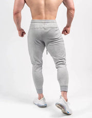 Spring and Autumn Cotton Sports Pants Slim Fit Men Jogger Pants Fitness Pants Muscle Boy Pure Color Stretch Running Pants
