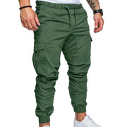 Men's 3XL Fitness Jogger Pants Soft Cotton Polyester Drawstring Harem Gym Workout Sweatpants for Autumn Running Bodybuilding