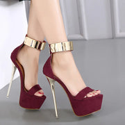 Women Sexy 16CM Platform High Heels Party Shoes