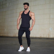 Men Printed Joggers Sweatpants Breathable Casual Sport Fitness Gym Trousers Autumn Running Pants with Pockets Drawstring Closure