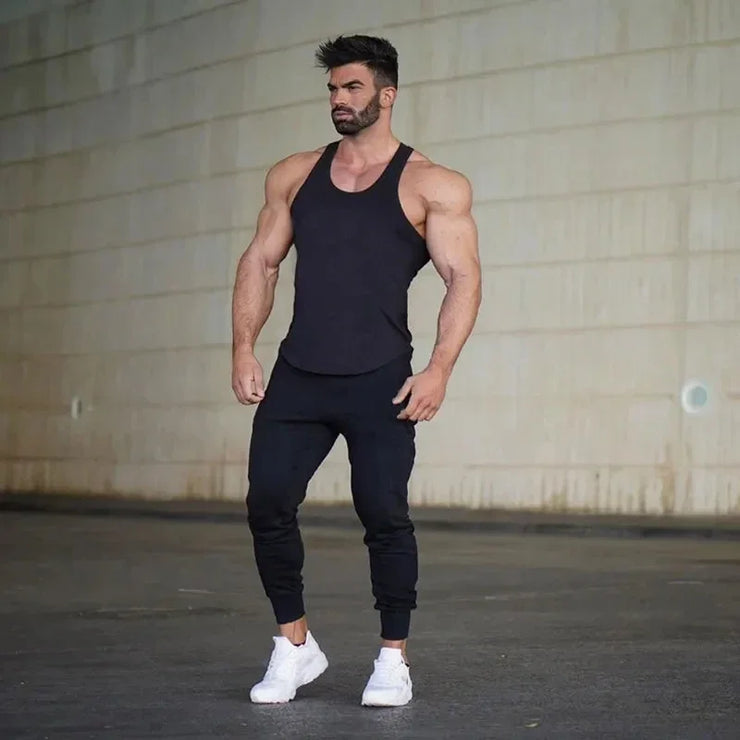 Men Printed Joggers Sweatpants Breathable Casual Sport Fitness Gym Trousers Autumn Running Pants with Pockets Drawstring Closure