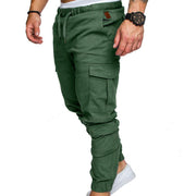 Men's 3XL Fitness Jogger Pants Soft Cotton Polyester Drawstring Harem Gym Workout Sweatpants for Autumn Running Bodybuilding