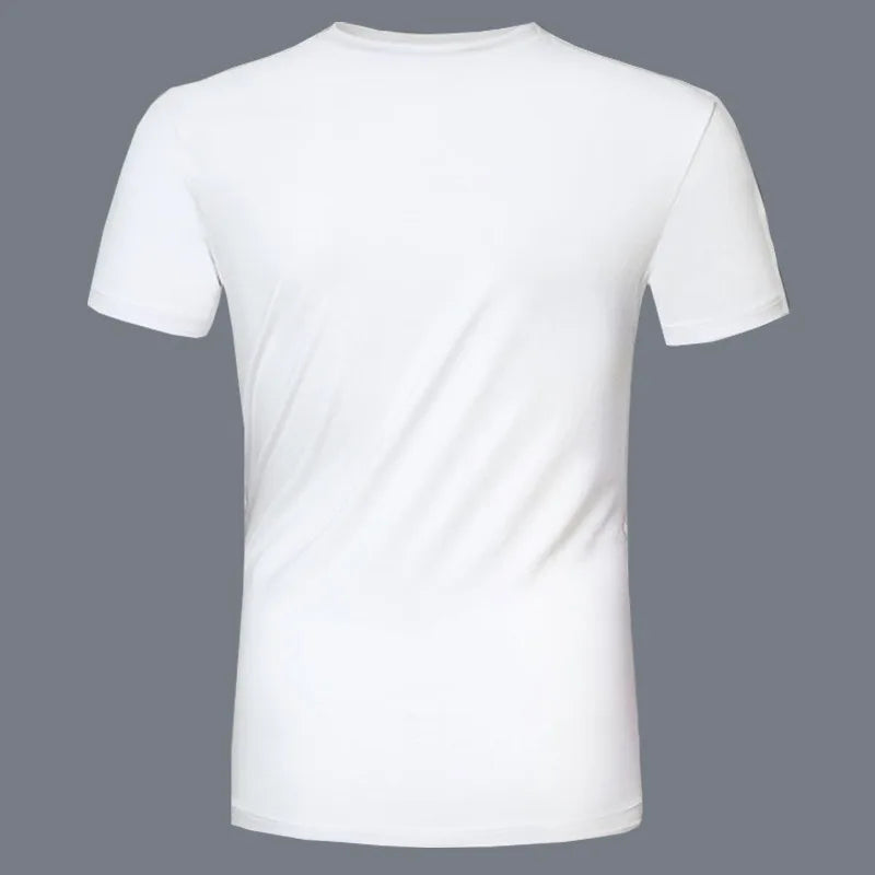 Men Rhinestone Short Sleeve T Shirts with Hot Diamond Designs Crewne