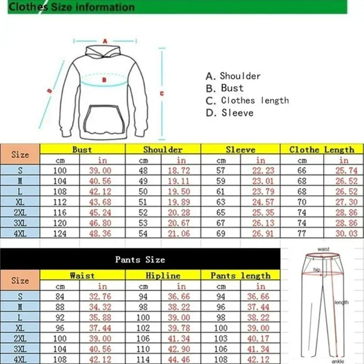 Basic Men 2Pcs/Sets Sweatshirt Hoodies Pants  Gyms Fitness Tops Joggers Sportswear Tracksuits