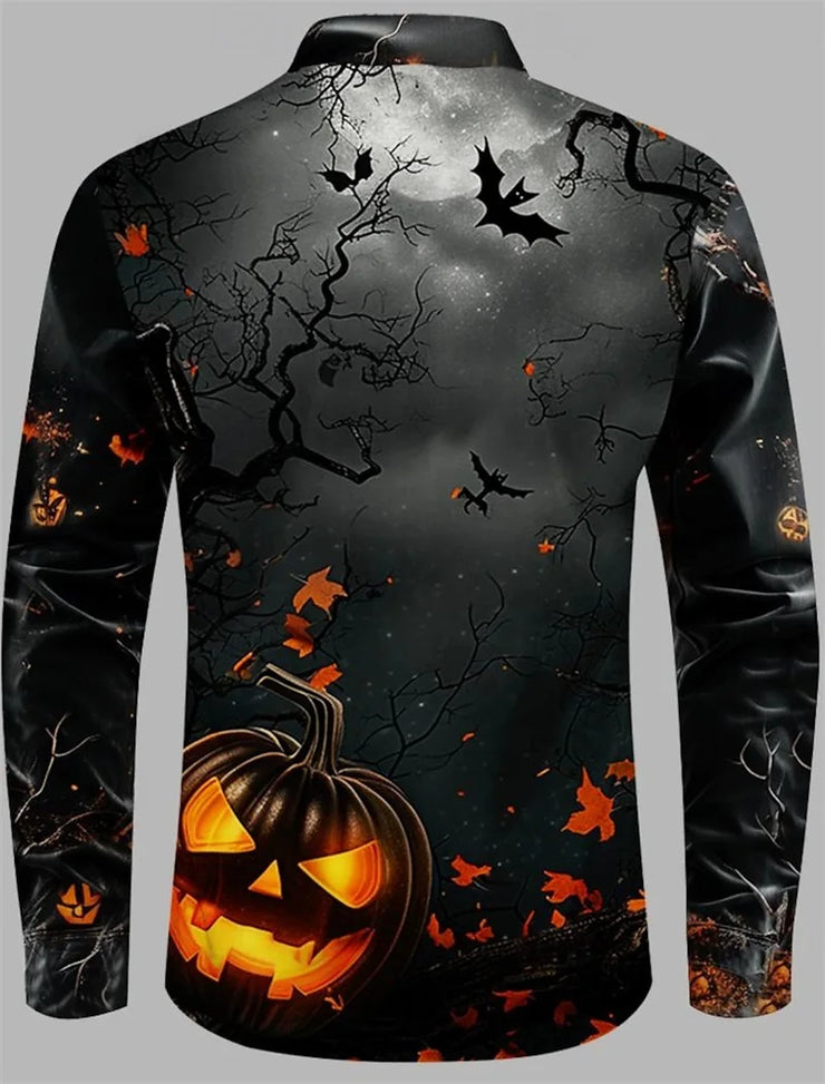 Shirt Halloween Theme Long Sleeves