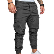 Men's 3XL Fitness Jogger Pants Soft Cotton Polyester Drawstring Harem Gym Workout Sweatpants for Autumn Running Bodybuilding