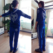 Women Tracksuit , Sportswear Zipper Hoodies Jacket+Pants Jogging Suit