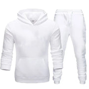 Basic Men 2Pcs/Sets Sweatshirt Hoodies Pants  Gyms Fitness Tops Joggers Sportswear Tracksuits