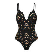 3Pcs Laser Cut Swimsuit Women Sexy Bikini Push Up Swimwear High Waisted Biquini Female Hollow Bathing Suit Bodysuit Beachwear
