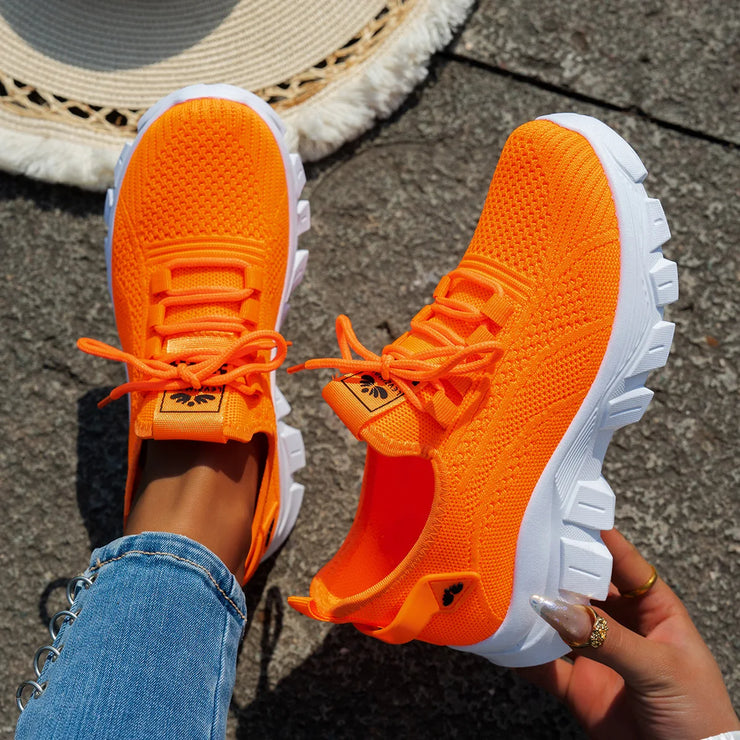 Mesh Breathable Sneakers For Women Comfortable And Lightweight