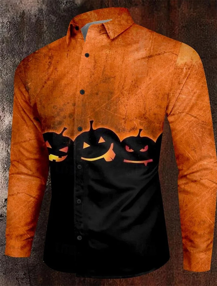 Shirt Halloween Theme Long Sleeves