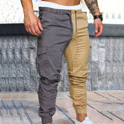 Men's 3XL Fitness Jogger Pants Soft Cotton Polyester Drawstring Harem Gym Workout Sweatpants for Autumn Running Bodybuilding