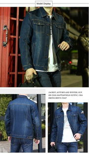 Men's  Denim Autumn Luxury Fashionable Tactical Jacket