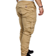 Men's 3XL Fitness Jogger Pants Soft Cotton Polyester Drawstring Harem Gym Workout Sweatpants for Autumn Running Bodybuilding