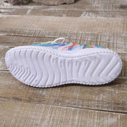 Women Mix Color Mesh Knitted Sneakers Autumn Lightweight Breathable Soft Sole Running Shoes Woman Slip on Flats Sock Shoes