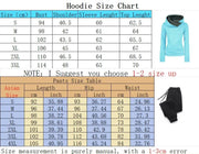 Women's Cute Cat Printing Hooded Outfits High Quality Versatile Sweatshirt Sweatpant Jogging Fitness Hot Sales Tracksuit