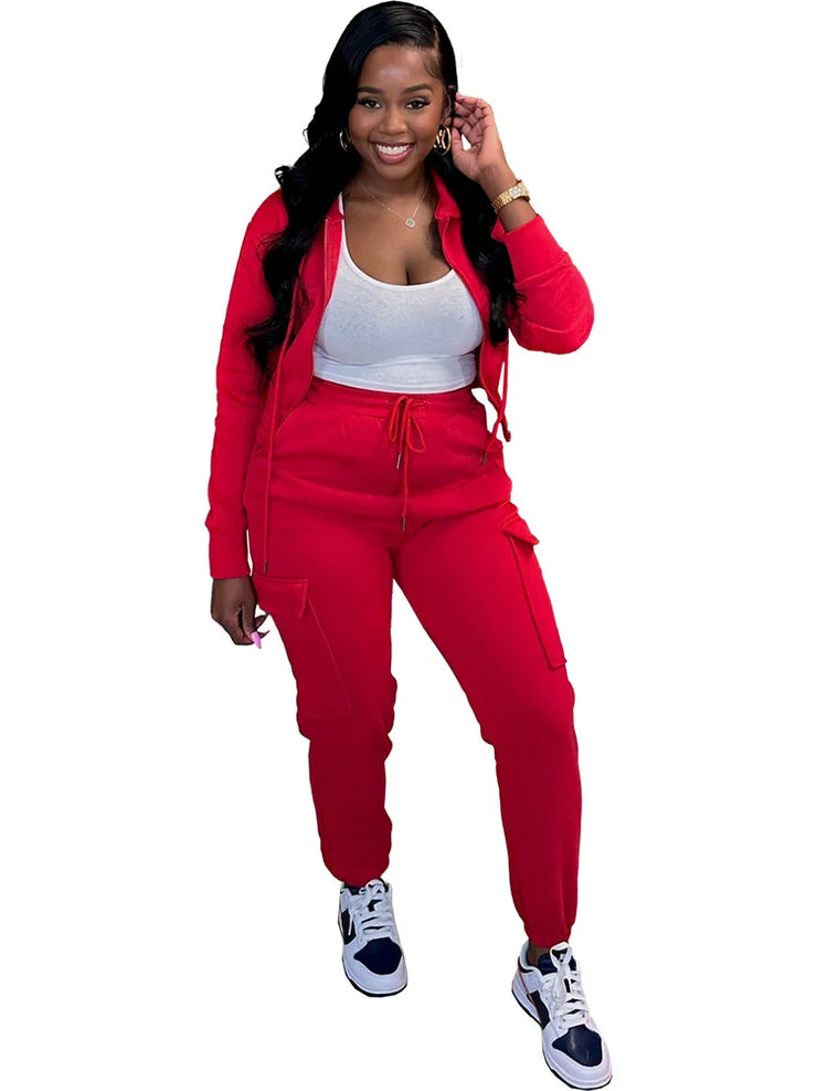 Women Sport Suit Matching Tracksuit Casual Top and Pants Sets  Regular and  Plus Size