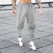 Men's Quick Dry Breathable Running Pants Summer Casual Jogging Gym Fitness Sweatpants Bodybuilding Sports Trousers Polyester