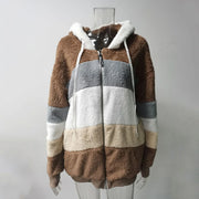 Women Oversize Teddy Bear Coat Warm Thickening Fleece Faux Fur Coats Winter Jacket