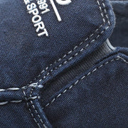 Men's Canvas Slip-On Casual Shoes Denim Breathable Driving Moccasin Soft Insole Lightweight Outdoor Sneakers