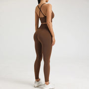 Women's High-Waist Yoga Leggings Quick Dry Breathable Sports Underwear Fitness Training Pants in Assorted Colors by NAQIYAYABEI