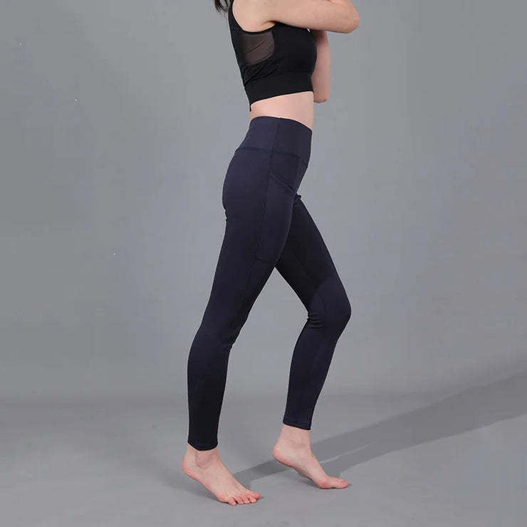 Women Solid Color Pants Yoga High Waist Pants