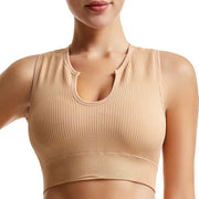 Seamless High-Waist Leggings Sports Bra Yoga Set Women's Gym Workout Clothes Eye-Catching Female Tracksuit for Various Activities
