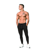 Men's Muscle Fitness Casual Sports Pants Breathable Lightweight Running Trousers Eye-Catching Outdoor Small Footwear Trend Summer