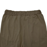 Men's Solid Color Fitness Trousers Spring Summer Casual Elastic Ankle-Length Pants Navy Blue Black Light Gray Brown