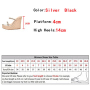 Women  Rhinestone Slipper High Quality Straw Rope Weave Thick  Platform Heels Transparent Sandal