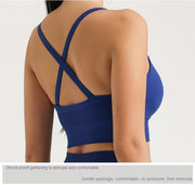 Women's High-Waist Yoga Leggings Quick Dry Breathable Sports Underwear Fitness Training Pants in Assorted Colors by NAQIYAYABEI