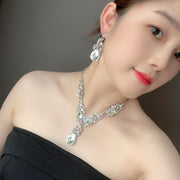 Fashion Rhinestone Sapphire Women's Dress Banquet Jewelry