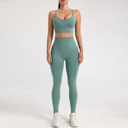 Women's High-Waist Yoga Leggings Quick Dry Breathable Sports Underwear Fitness Training Pants in Assorted Colors by NAQIYAYABEI