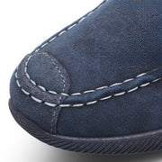 Men's Canvas Slip-On Casual Shoes Denim Breathable Driving Moccasin Soft Insole Lightweight Outdoor Sneakers