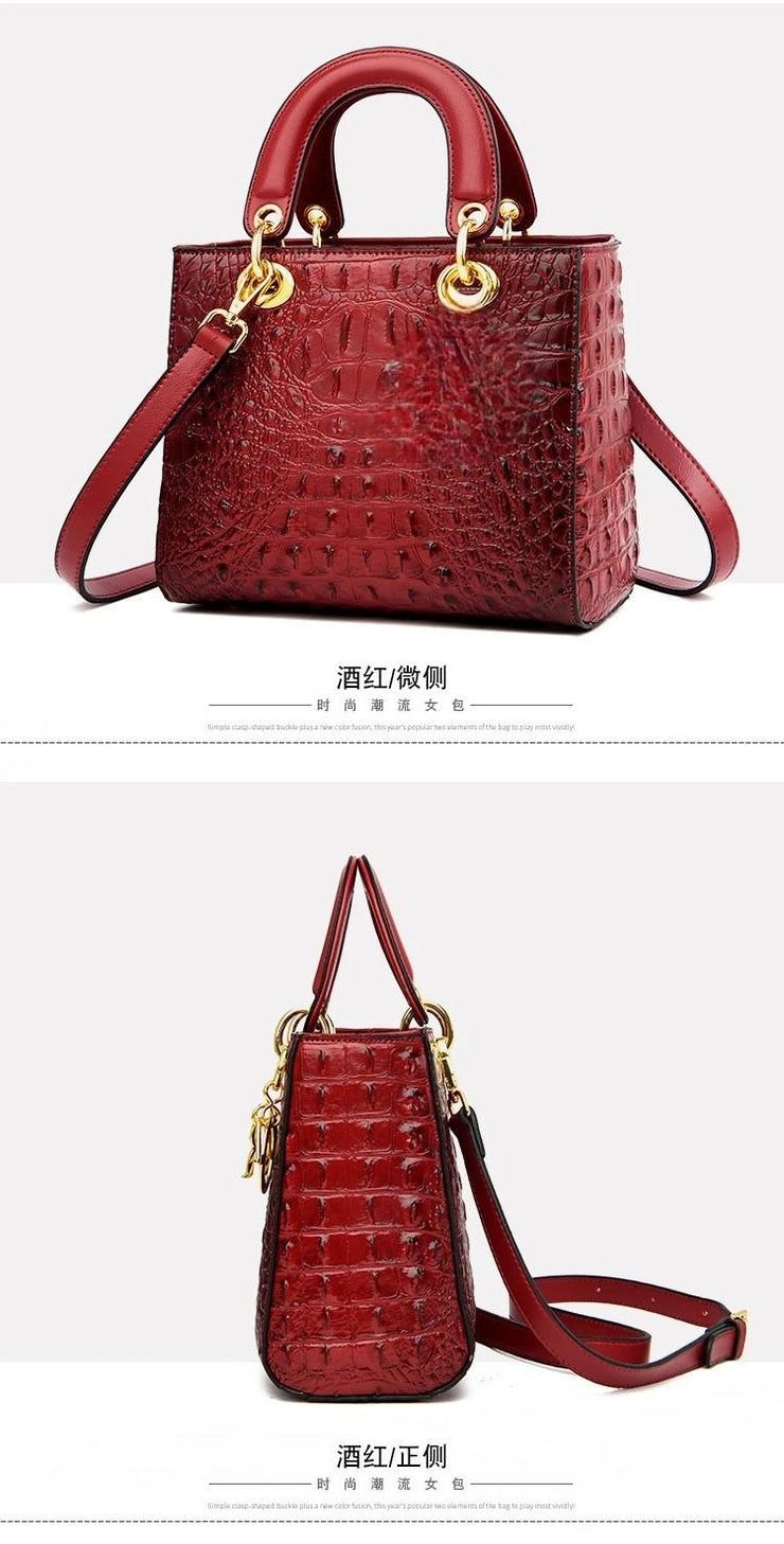 Women High Quality Luxury Brand Designer Leather Handbags