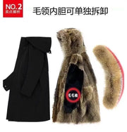 New imitation fox fur grass oversized plush men's coat,  autumn and winter  Jacket