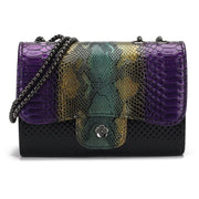 Women Luxury  Designer Small Snakeskin Leather Crossbody Bags