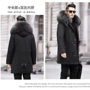 New imitation fox fur grass oversized plush men's coat, autumn and winter