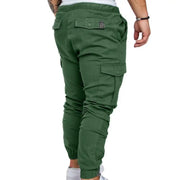 Men's 3XL Fitness Jogger Pants Soft Cotton Polyester Drawstring Harem Gym Workout Sweatpants for Autumn Running Bodybuilding